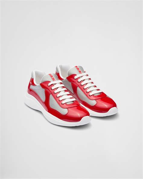 red prada cup|Prada red america's cup sneakers.